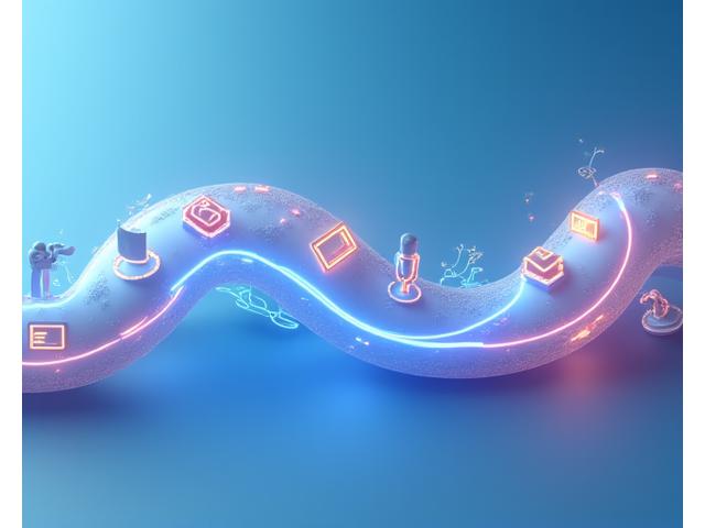 A visual representation of a consistent brand voice, showing different communication channels (website, social media, email) all bearing the same distinct tone and style.