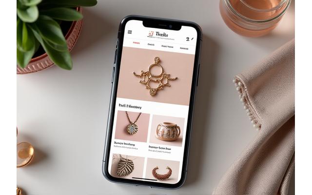 Artisan crafts e-commerce website showing intricate products