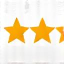 Customer review star rating icon
