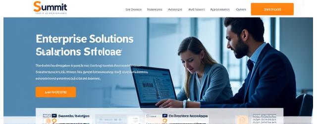 Screenshot of Summit Software corporate website