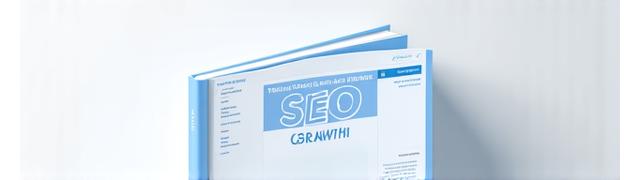 A guide book titled 'SEO for Growth'