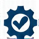 Gear icon with an arrow pointing up, signifying continuous security updates.