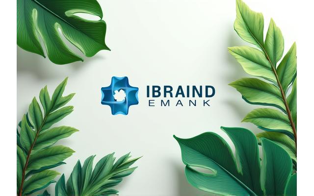 A business logo seamlessly integrated into a leafy, natural pattern, symbolizing brand alignment with ecological values.