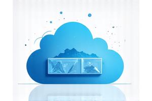 Icon depicting an image being compressed or optimized, with file size reduction shown.