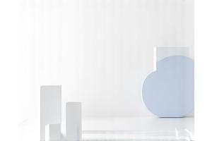 Illustration of a clean, minimalist website layout with ample whitespace and simple elements, conveying efficiency.