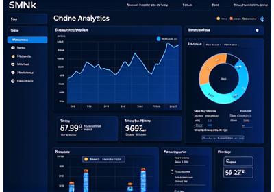 Screenshot of a sleek SaaS dashboard with data visualizations